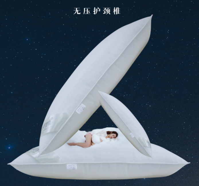 100%全棉桑蚕丝枕头 全棉枕芯低枕软无压枕护颈深睡枕芯五星级