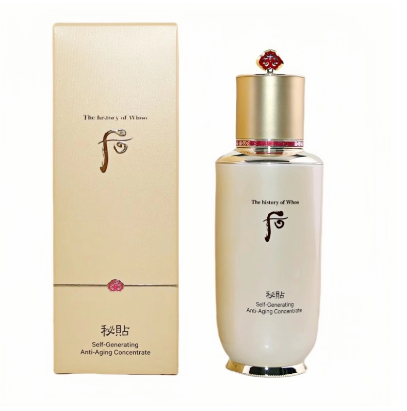 韩国whoo后秘贴精华90ml三合一 精华加量版套盒修护改善细纹本土